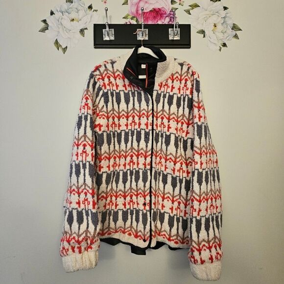 Anthropologie Intarsia Sweater Jacket - Picture 5 of 11